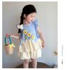 Girls' Summer Dress Set 2026 New Style Children's Summer Fashionable Thin Style Little Girl Baby Shorts Very Beautiful