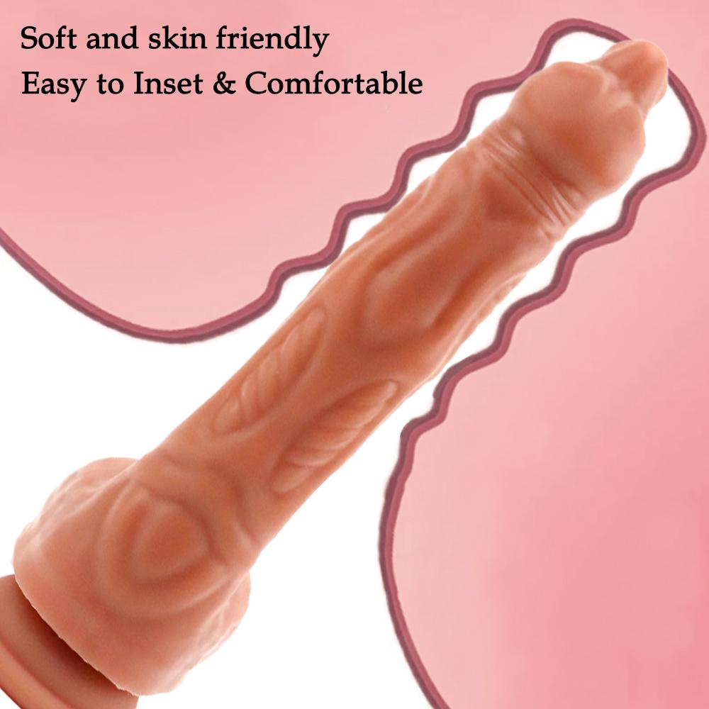 Silica Gel Super Soft Lesbian Strapon Big Dildo Realistic Small Fake Penis Dick Anal Plug Adult Sex Toys