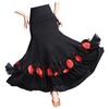 Professional Dance Skirt In Milk Silk Fabric With Adjustable Waist Fashion Dance Dress For Various Dance Styles