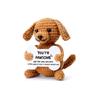Stressverlichting Haak Hond Poppetje Handgemaakte Gebreide Metgezel Auto Accessoire Hangend Ornament Huis Decoratie Schattig Cadeau