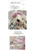 Official Sanrio Hello Kitty All-Cotton 4-Piece Bedding Set - Sheet, Pillowcase & Bed Skirt for Dorms