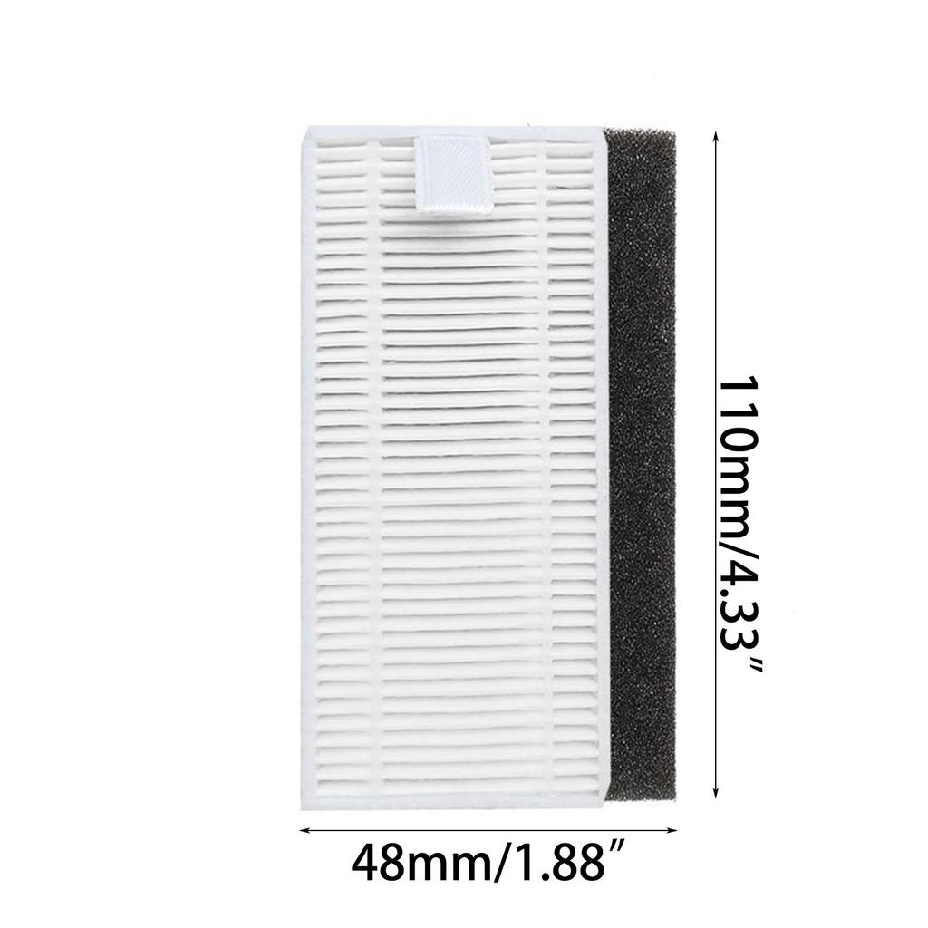 Pack of 8 Vacuum Cleaner Filter Household Cleaning Tools Vacuum Cleaner Accessories Plastic Material for Conga 1090