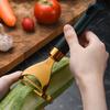 Edelstahl Schäler Küche Gold Obst Gemüse Reibe Kartoffel Multifunktion Karotte Sparschäler Gurkenhobel Schneider