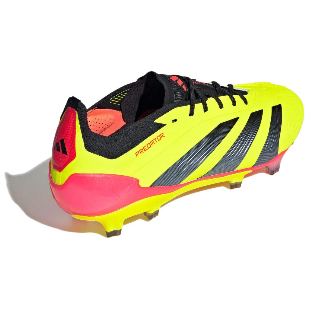 New Adidas Predator 24 Elite Low Fg Team Solar Yellow Core Black Solar Red IF5441