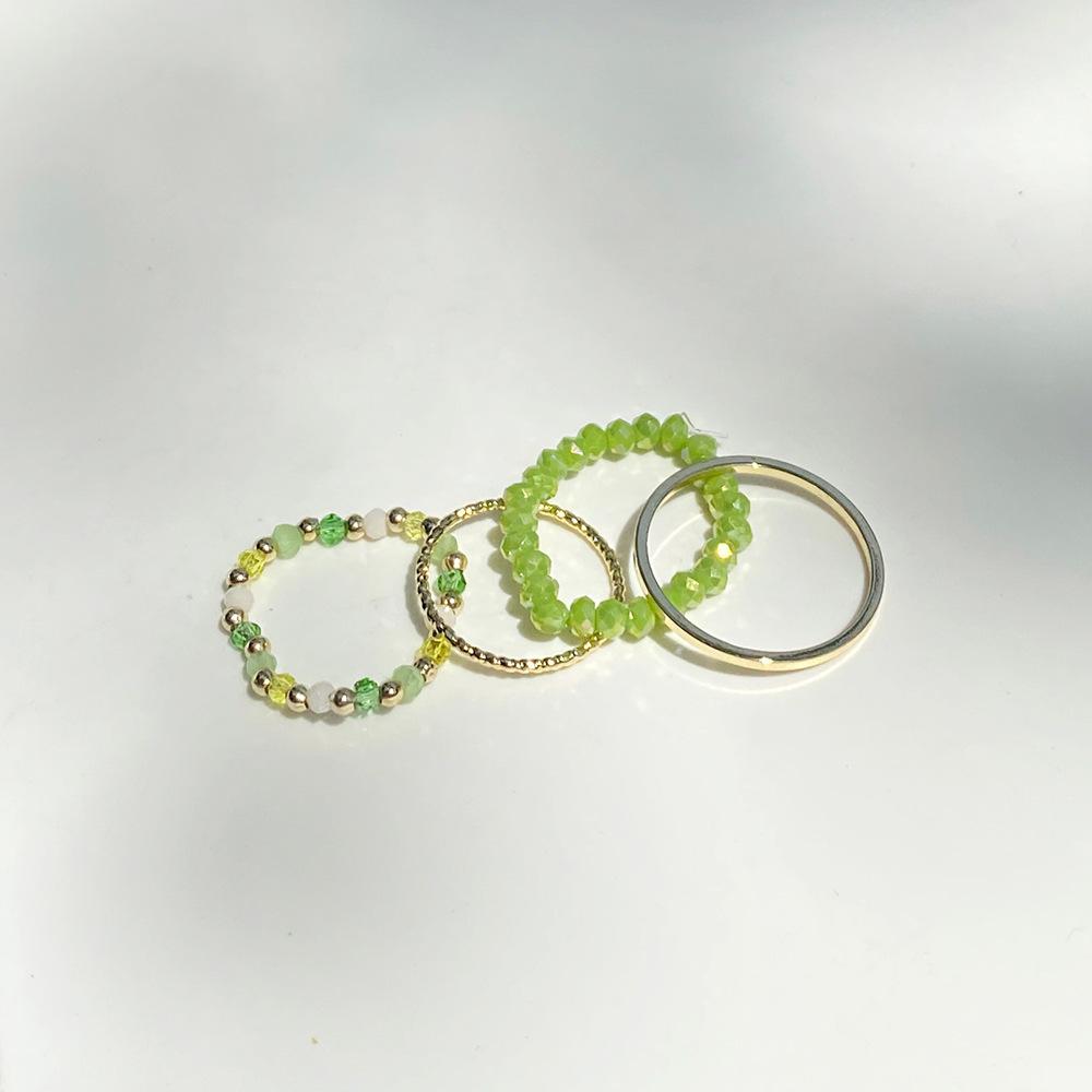 Super Immortal Butterfly Four-Piece Ring Female Personality Index Finger Ring Cold Wind Niche Design Ring