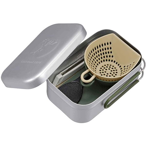 Pearl Kinzoku Pearl Uh 4716 [scoop Bowl Colander Set Mini Size Olive X Beige Captain Stag]