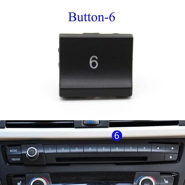 Dashboard Console Air Conditioning AC Vent CD Player Control Cap AC Button Key Replacement For BMW F20 F21 F22 F30 F35 F34 F36