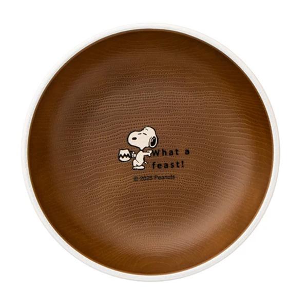 PEANUTS Snoopy Lunch Plate M ( What a Feast! ) Snoopy Japan NEW
