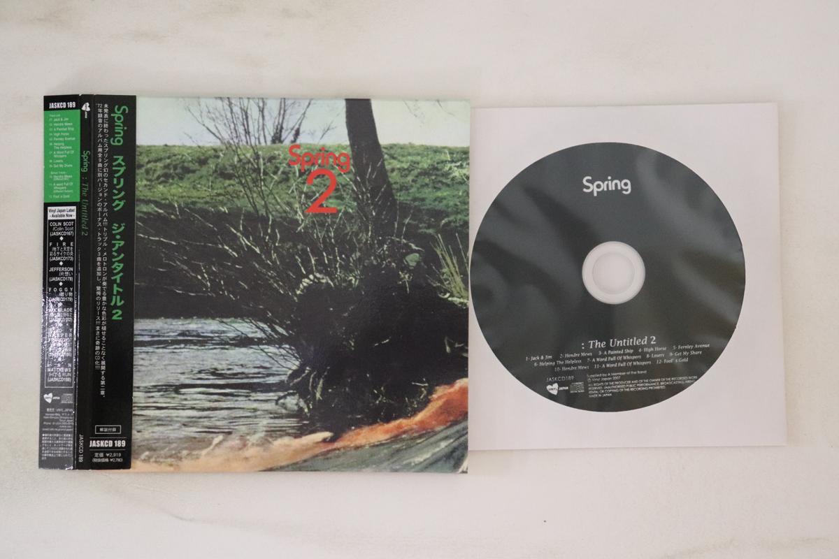 

CD SPRING - The Untitled 2 JASKCD189 Village 2007 Япония Оби Рок Б/У