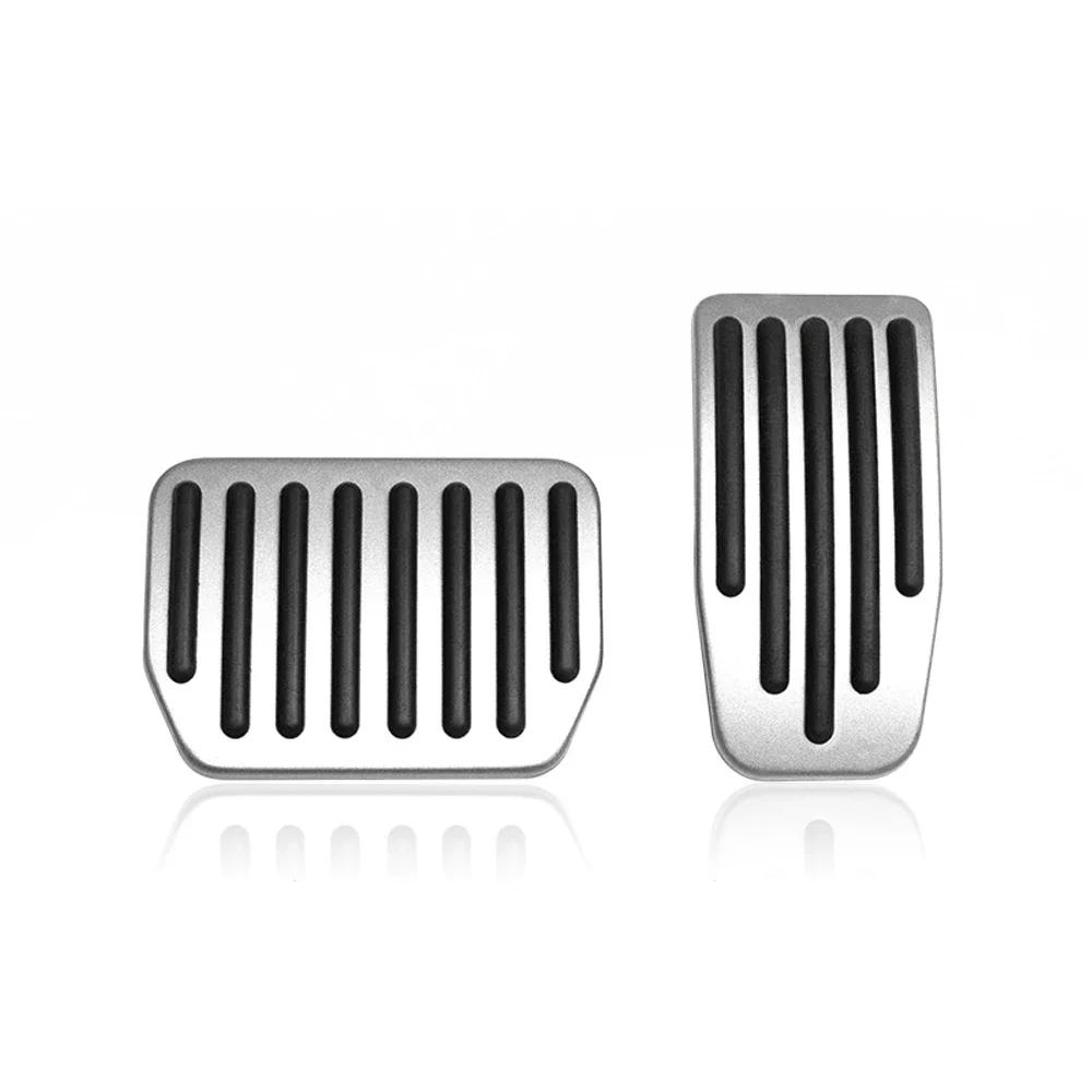 

Для Tesla Model Y 3 Highland Upgrade Ножні педалі Накладка Нековзка Прискорювач Гальмо Рест Ефективність Алюмінієві килимки Аксесуари срібний