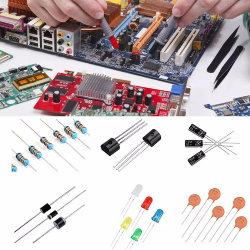 Light Emitting Diode Electronic Components Kit Six Types Assortment Pack  Arduino Project