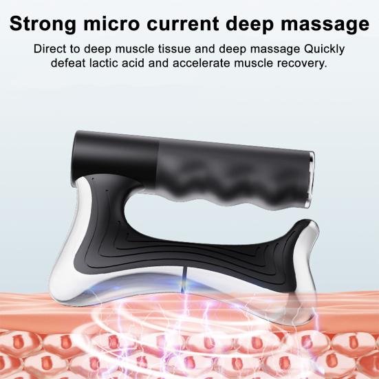 Electric Muscle Scraping Tool with Heating And Vibration Portable Gua Sha Massage Scraper for Whole Body Relaxation Pain Relief