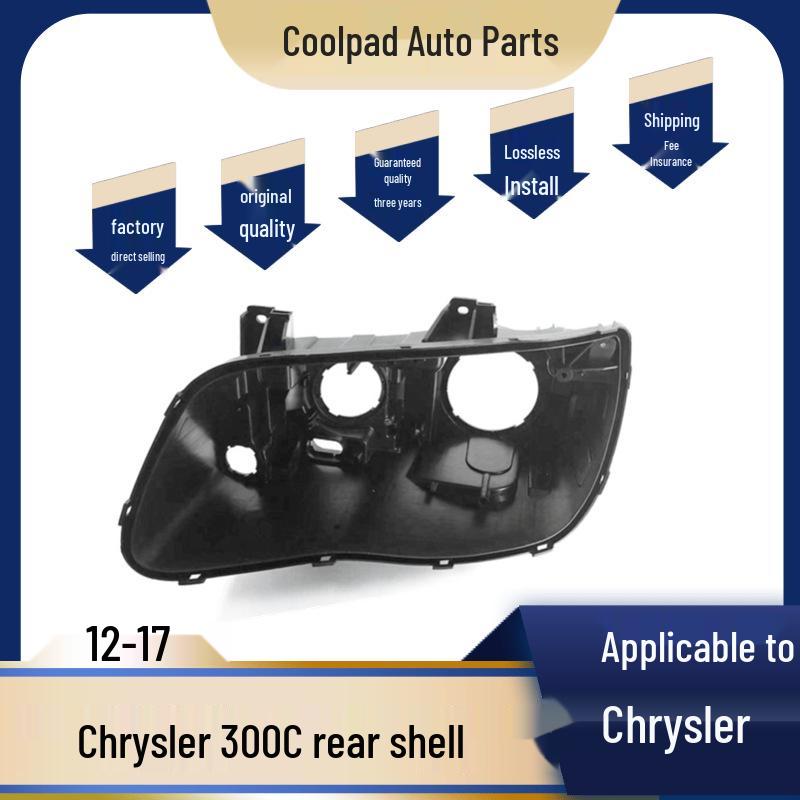 

Задний корпус фары Chrysler 300C Черное основание для моделей 2012-2017 годов Premium, Passenger s Side Right
