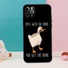 Duck Goose Honk Bonk Funny Meme Phone Case For iPhone 18 17 Air 16 14 13 12 11 15 Pro Max 12 13 Mini 15 16 Plus 16e Cover Coque