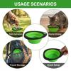 Food Grade Collapsible Pet Bowl Foldable Portable Water and Food Dish with Anti Slip Base for Travel Camping Dogs Cats