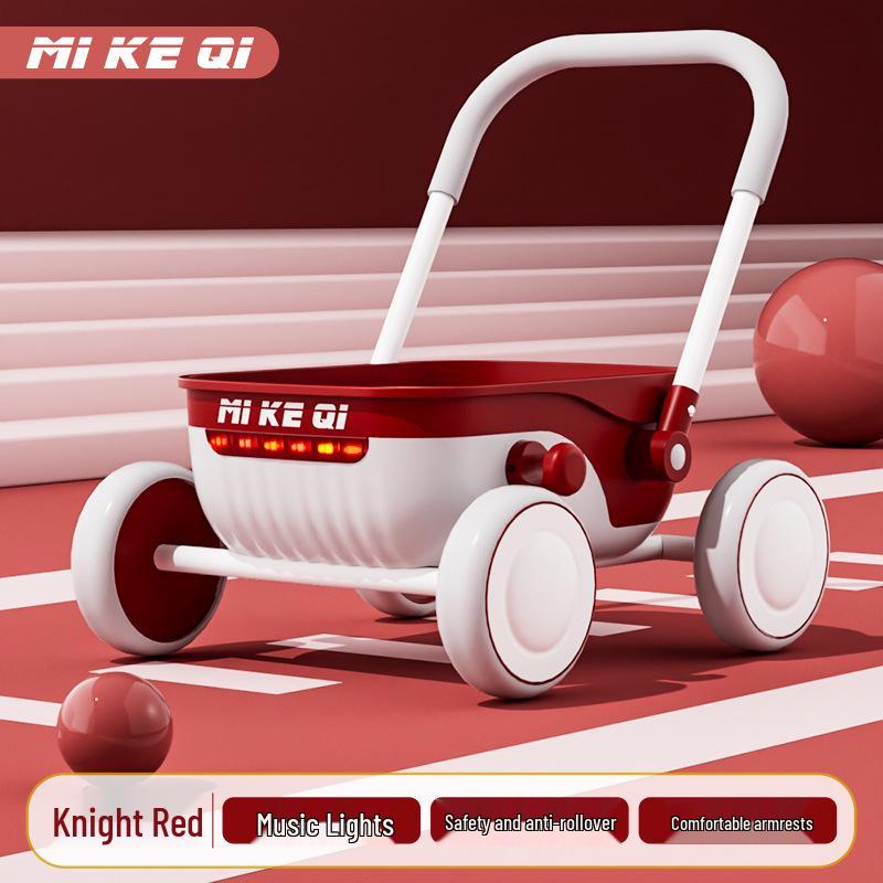 Multifunctionele Baby Loopwagen Kinderwagen voor 1-2 Jarigen - Peuter Hand Duw Speelgoed Auto Verjaardagscadeau