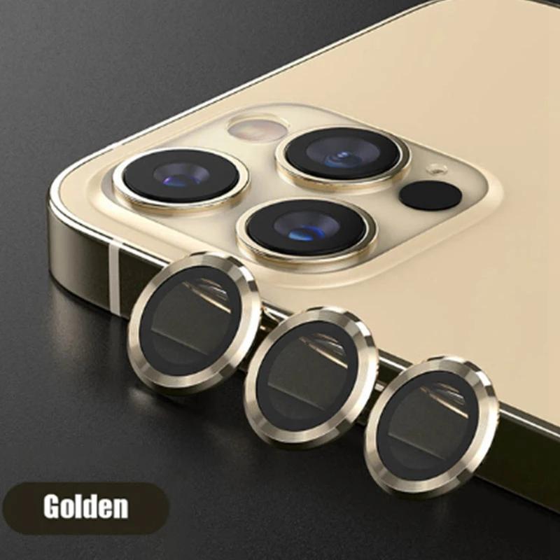 Camera Lens Protector Metal Lens Ring Case Glass For IPhone 15 Plus 15Pro Max 15 Pro 14 13 12 11 Lens Glass Cover