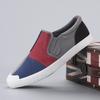 Spring Men's New Canvas Shoes Color Blocking Versatile Korean Style Trendy Low-top Foot Lazy Shoes Casual Shoes Men
