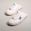 Yunfu Retro And Old Bag Head Half Slippers Women'S Summer Thick Soles Increase In Height One Pedal Small Dirty Shoes Versatile Star Sandals