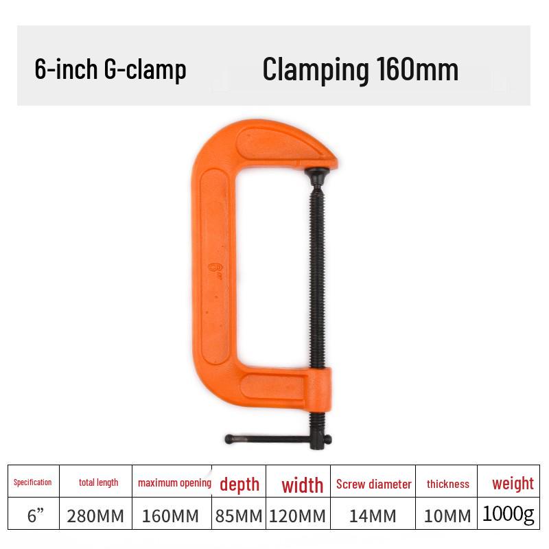 Quick Woodworking A-Clamp for Marble & Stone, Thickened Spring, 4/6/9 Inch