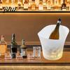 Food-grade Ice Bucket LED Light Up Bucket, Glowing Beer with Color KTV Changing Lights, Battery Powered Champagne Cooler for Bar Party Bottle