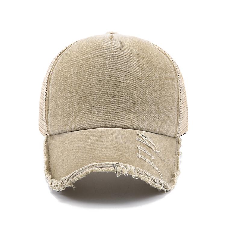 Summer Mesh Baseball Cap Outdoor Breathable Sun Hats For Women Men Washed Cotton Snapback Fashion Casual Hip Hop Caps