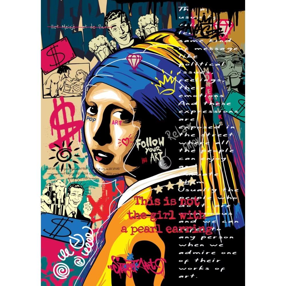 Banksy Abstract Street Graffiti Art Canvas Mona Lisa Monkey Gorilla Posters Prints for Living Room Wall