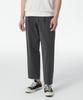 MUSINSA STANDARD Wide Easy Elastic Waist Crop Slacks [Medium Gray]