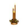 Christmas LED Flameless Candles,  Flameless Tapered Short Candles For Christmas Centerpieces