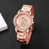 Fashion Rhinestone Women Watches Ladies Alloy Band Arabic Dial Analog Quartz Wrist Watches