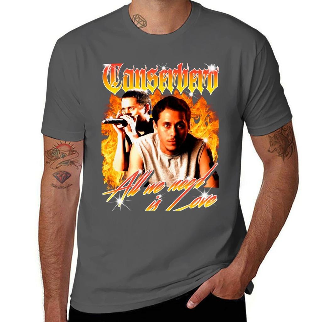 Canserbero Vintage Retro Design TShirt Big and Tall Casual TShirt