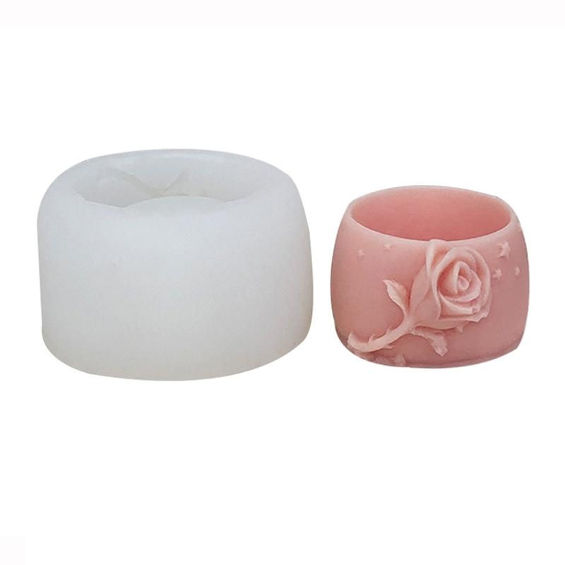 Śliwkowy Róż Geometryczna Forma do Doniczki Silikonowe Formy do Żywicy Ornament Forma Silikonowa do Robienia Doniczki na Sukulenty