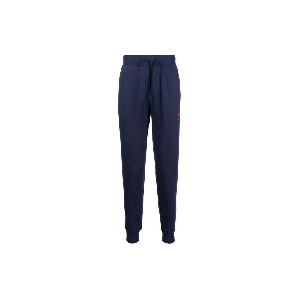 Polo Ralph Lauren Letter Logo Embroidered Drawstring Casual Pants Men pants Navy-Blue 710917889-002