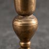 Metal Flower Vase with Pedestal Base Elegant Handles Stable