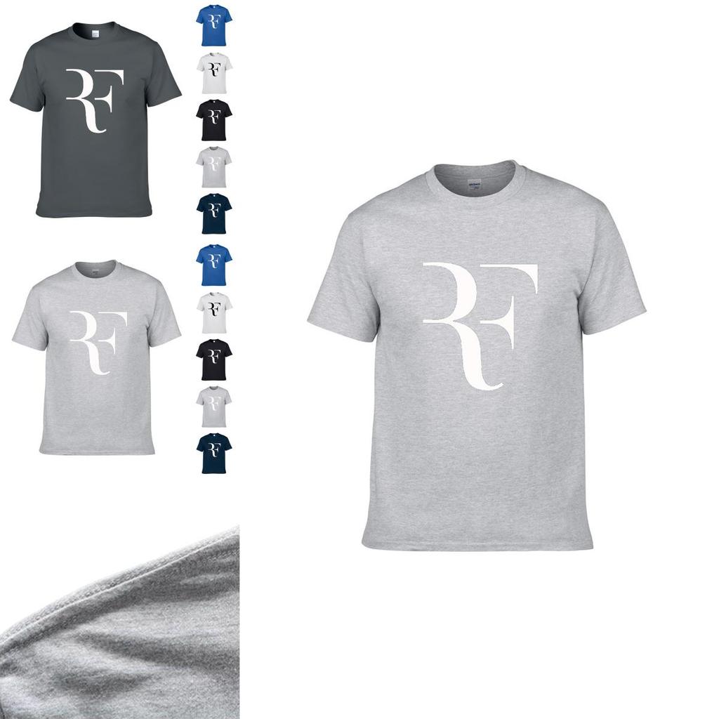 Roger Federer T-shirt Men Fashion Shirt Cotton Summer Classic Printed Tee Tops