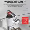 AC 220V Electric Hot Faucet Water Heater Kitchen Cold Heating Faucet Tankless Digital Instantaneou Water Tap With Adapter