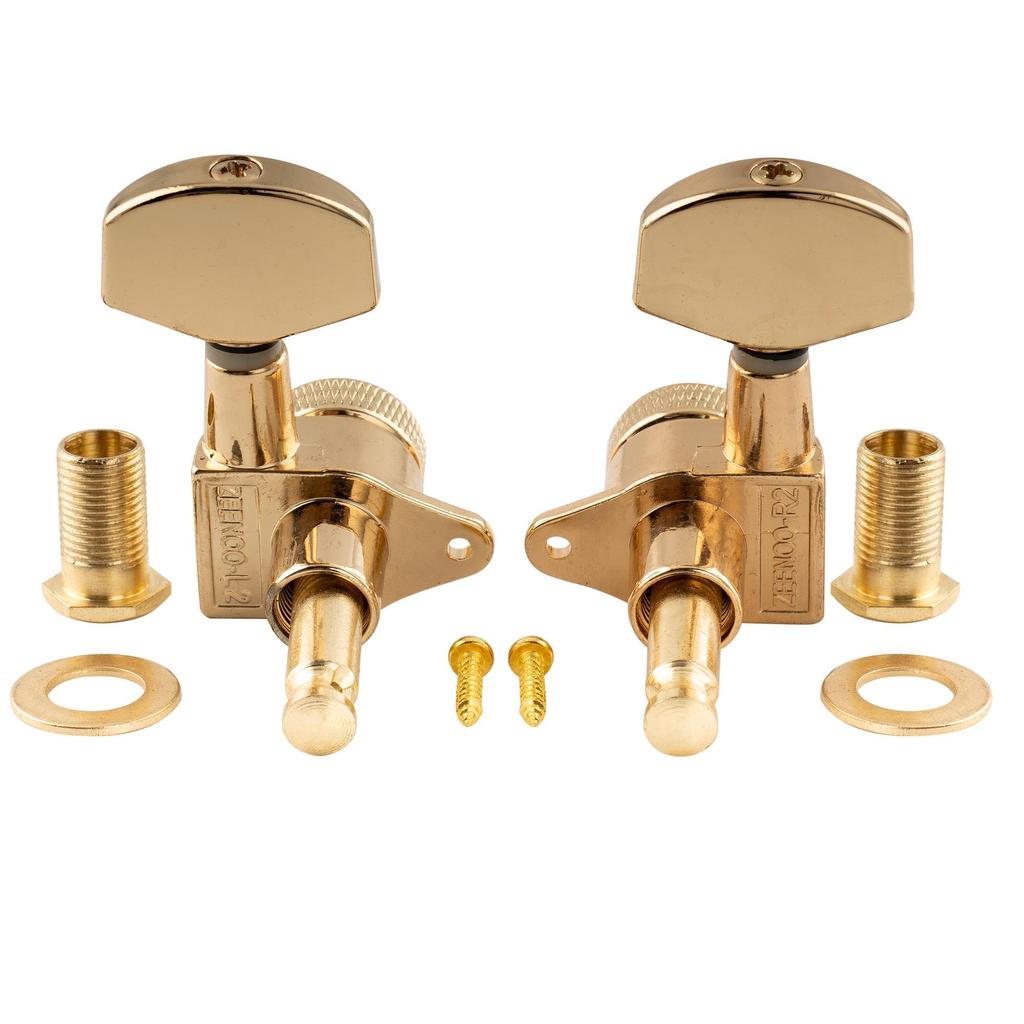 Musiclily Pro Locking Guitar Tuners for Les Paul Gold L3+R3 Electric/Acoustic Guitars,
