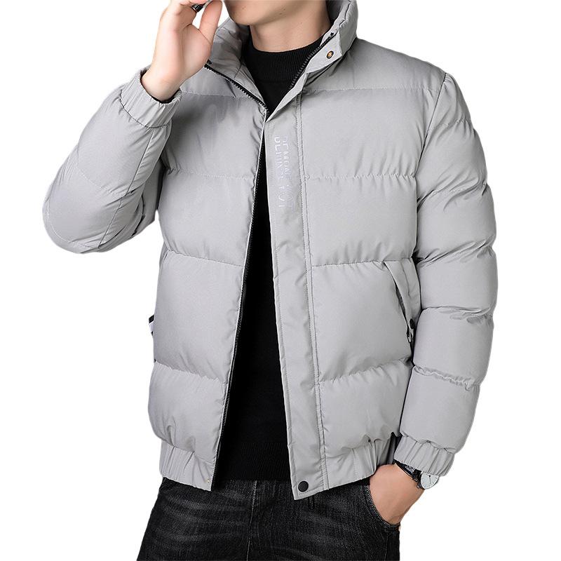 Padded-on men's jackets winter new flow fleece thickened autumn and winter cotton-padded jackets, fleece cotton-padded jackets
