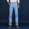 Klassischer Stil Herren Frühling Sommer Dünne Freizeit Hosen Mode Business Baumwolle Einfarbige Büro Hosen Herren Hosen
