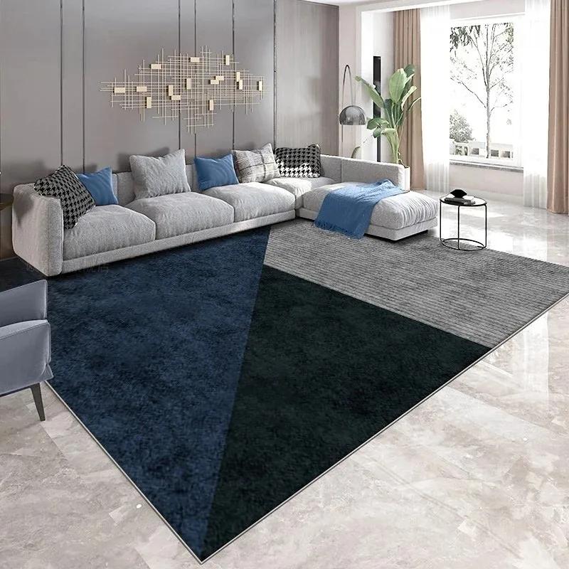 Modern Light Luxury Carpets Nordic Bedroom Carpet Large Area Living Room Decor Floor Mat Home Study Lounge Minimalist Style Rug