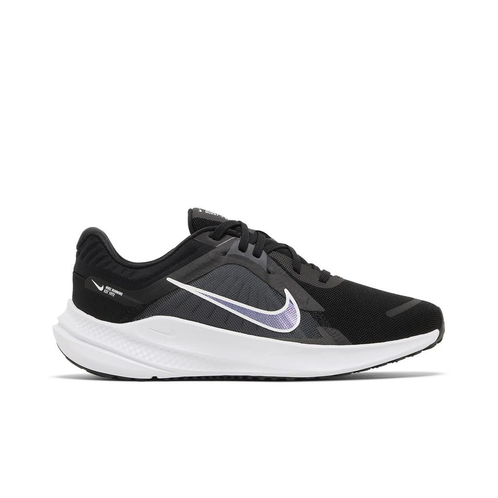 Nike Womens Quest 5 'Black Iron Grey' (women's sizes) Black / Iron Grey / Dark Smoke Grey / White Running Shoes DD9291 001
