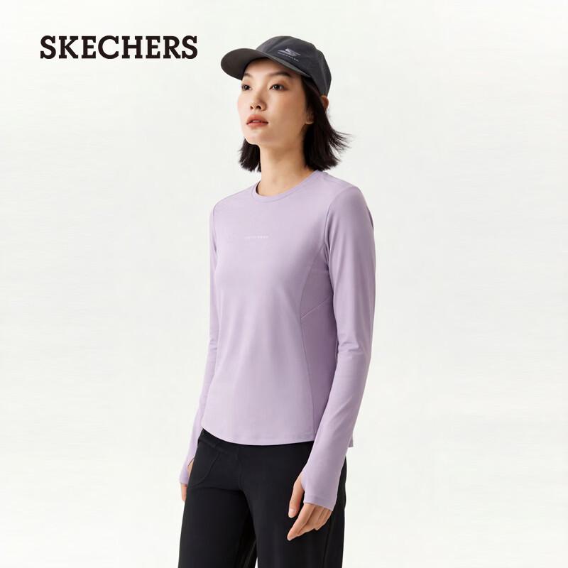 Женская вязаная футболка с длинным рукавом Skechers P326W059 L