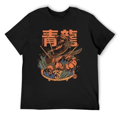 Dragon Sushi T-Shirt T-shirts Oversize Aesthetic Clothes Anime T-shirt Mens Tall T Shirts