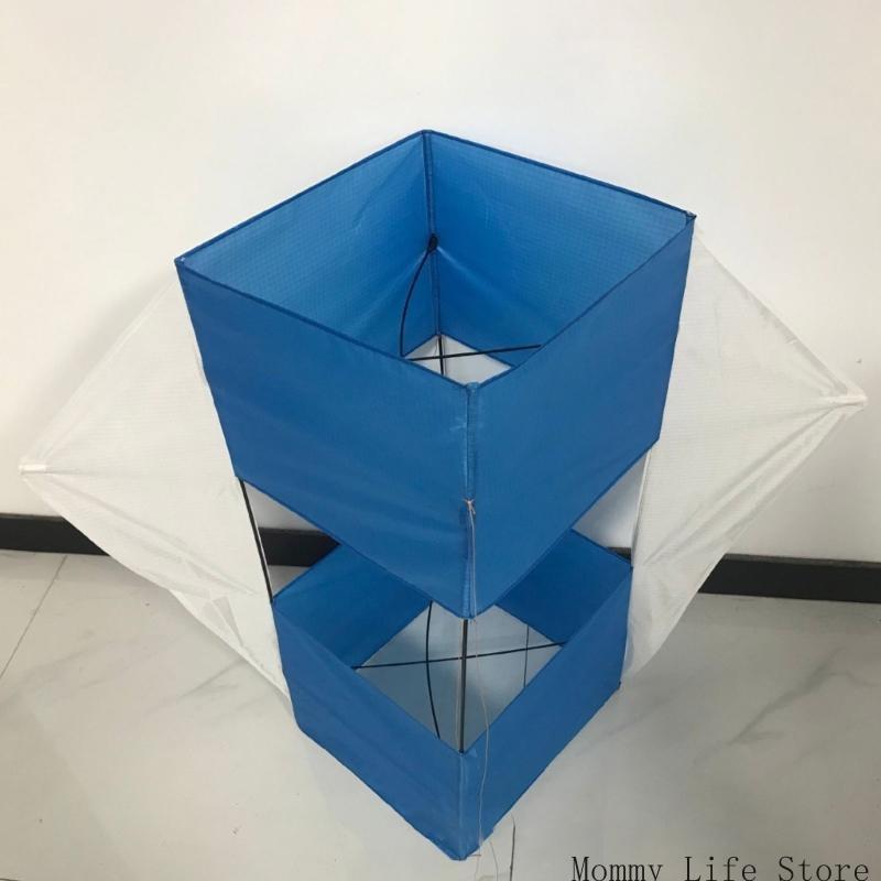 Large Cube Box Kite Soft  Tear-Resistant Outdoor Sports Toy, Colorful Flying Kite For Kids  Adults, Camping  Outdoor Game