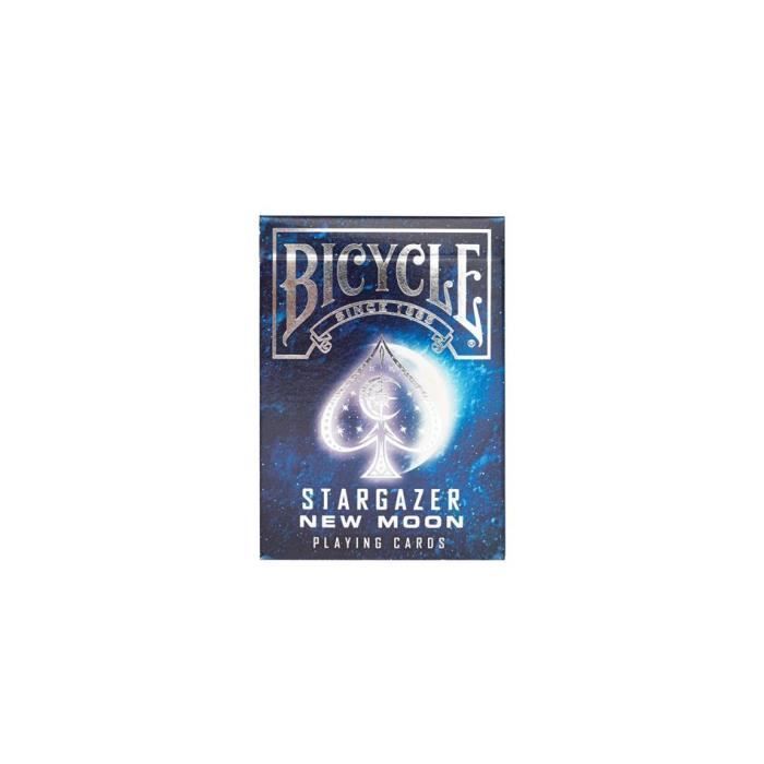 Jeu de cartes - bicycle - creatives stargazer new moon - bleu - 2 joueurs ou plus - jeu de carte