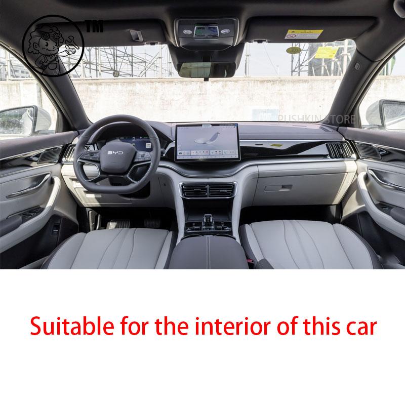 For BYD Seal U Sealion 6 Song Plus DMI Custom Trunk Mats Leather Durable Cargo Liner Boot Carpets Interior Cover Car Accessories
