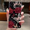 For Realme GT5 GT 5 240w Case Luxury Fashion Butterfly Flowers Clear Soft Silicone TPU Transparent Phone Case Back Cover Capas