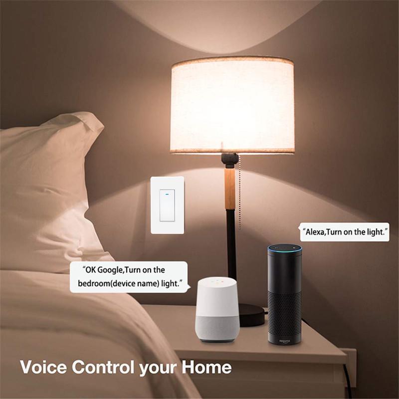 US Standard WiFi Smart Switch with Voice Control & App Remote Control