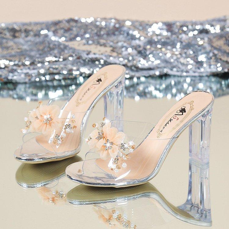 New high-heeled sandals sandals 34