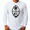 Flag Seal Guam Beach Fishing Boat Sport Long Sleeve UPF 30 T-Shirt UV Protection